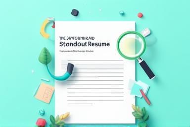 Resource guide cover: Crafting a Standout Resume